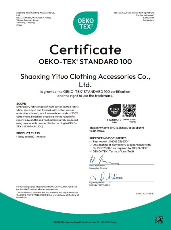 OEKO-TEX Certification